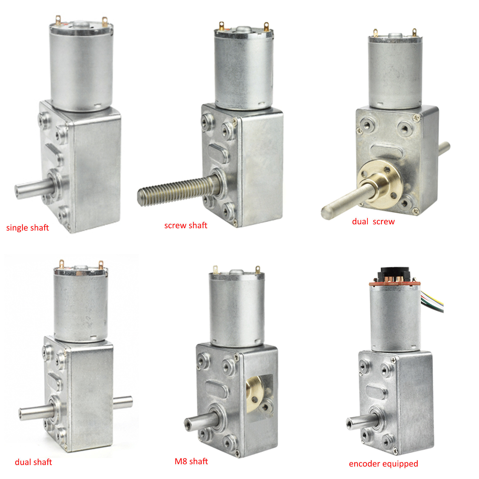 50W bldc Brushless Worm Gear Motor 2000rpm With Braker D Shaft