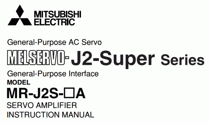 MR-J2S-40B1-EH018 Mitsubishi Electric Serial Servo Controller