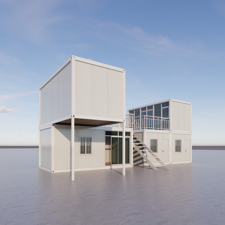 BOX SPACE Factory Direct Supply 20ft 40ft Steel Frame Container House 2 Storey Student Apartment With Special Design