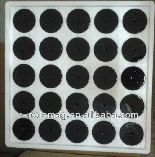Industrial Magnet Rubber Pot Magnets With Threaded Holes M6 M8 and Customizable Force