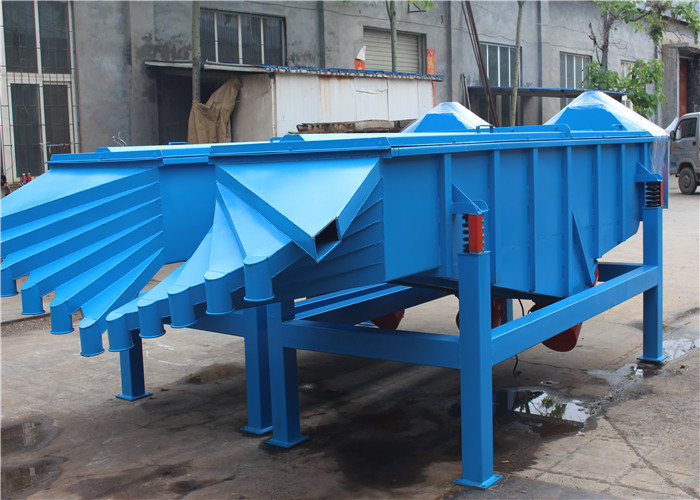 Carbon Steel Wood Chips Linear Vibrating Screen 1-8 Layers