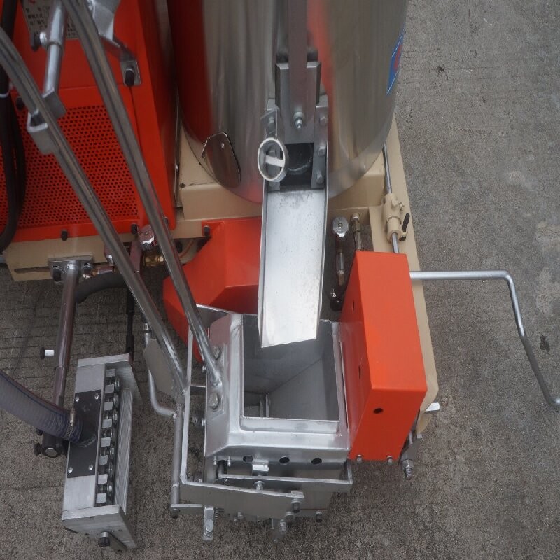Anti Slippery Hand Push Thermoplastic Road Marking Machine 265kg For Convex Traffic Markings