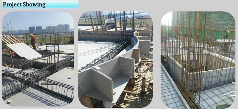 Durable 915mm Hollow Plastic Formwork For Building Formwork