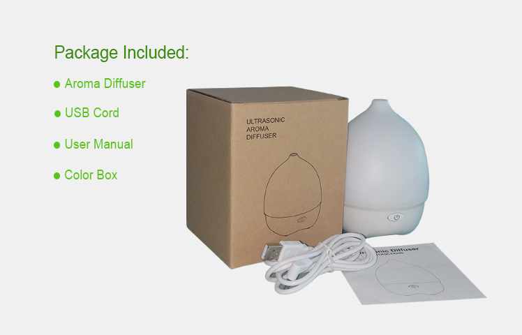 70ml USB Oil Automatic Scent Diffuser With Color Changing