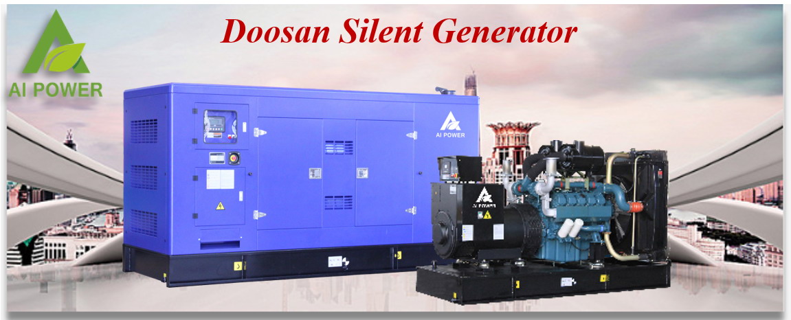 P222FE 520kw Doosan Diesel Generator 650 Kva Prime Rated Generator