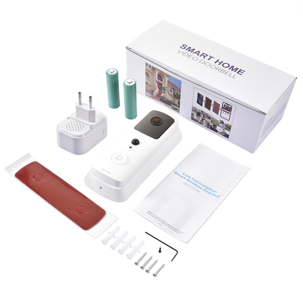 1080P Waterproof Smart Home Wireless Doorbell Camera Battery Powered