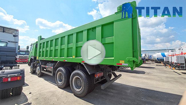 TITAN Howo 400 Sinotruk Howo 8x4 Dump Truck Price