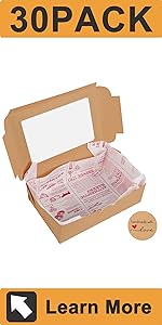 brown 6grid bakery box