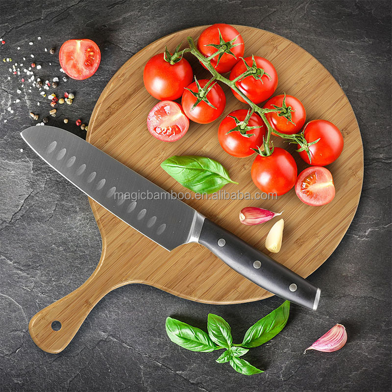 CE / EU Certified 42 x 30 x 1.8cm Smart Wood Bamboo Cutting Board for Kitchen Custom