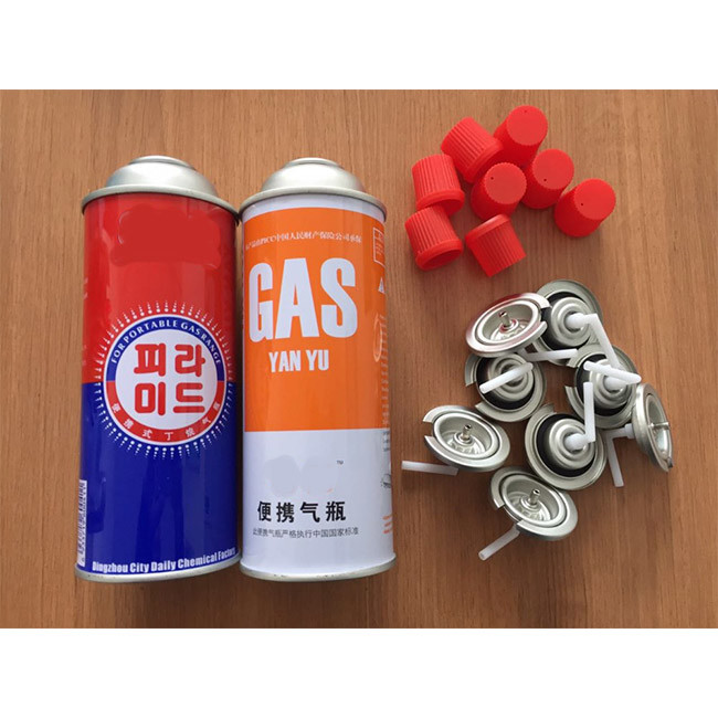 Tinplate Butane Gas Cylinder 65 x 158 mm specifications