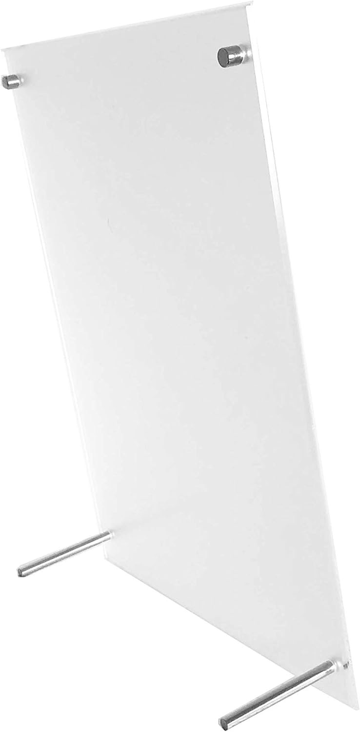 8.5'' X 11'' Modern Acrylic Photo Frame Free Standing Assembled With Metal Pegs