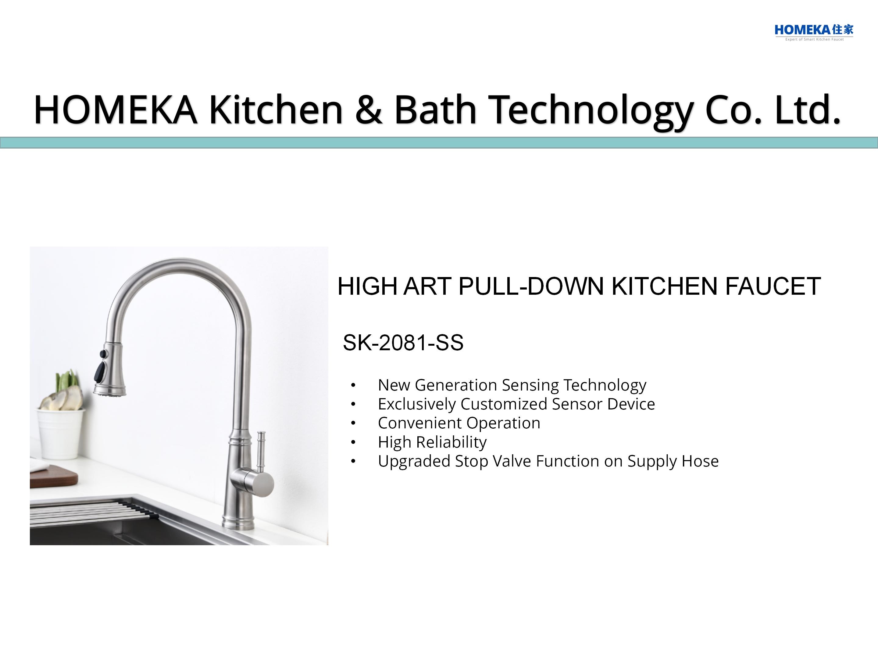 360 Degree Rotation Touch Sensor Kitchen Tap OEM With 35mm Ceramic Cartridge