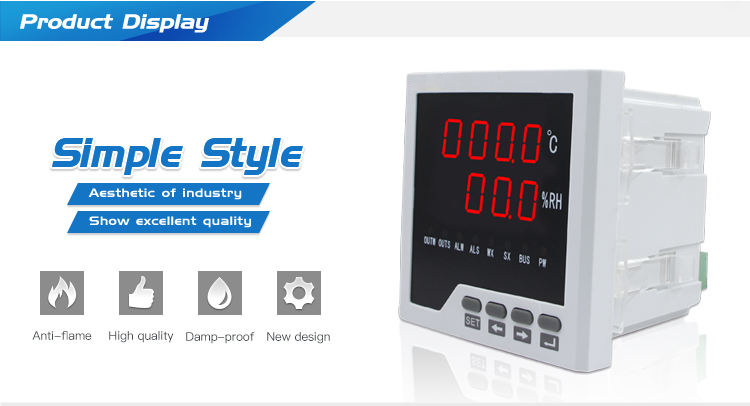 Hot-sale WSK303 96*96MM Temperature and Humidity Controller 5A 220V 50HZ