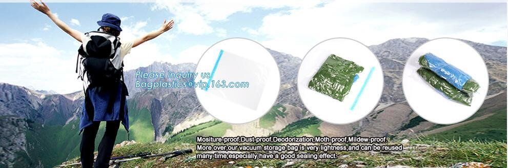 PA plastic clothes quilt space save zipper compression bags, space saver vacuum bag clothes, vaccum storage bags