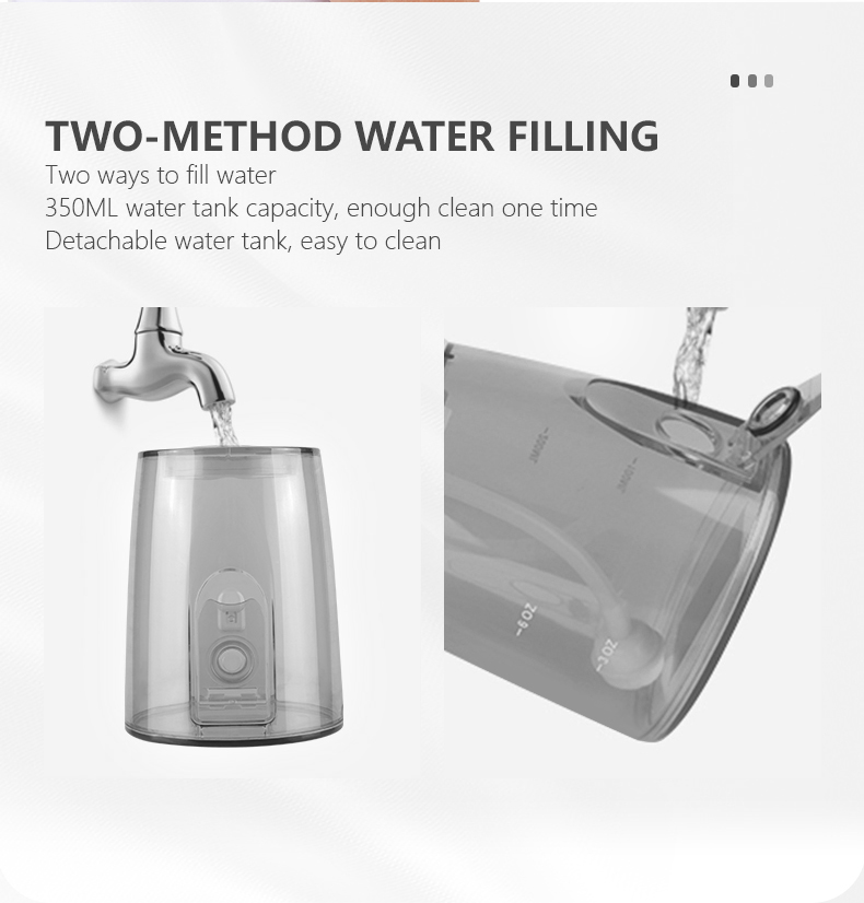 30 - 120PSI Powerful Water Flosser Electric Portable Rechargeable IPX7