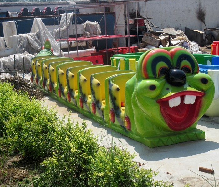 Various In Design Wacky Worm Coaster , Outdoor 6 Seats Kids Amusement Ride