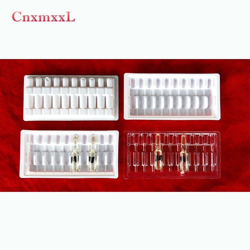 White Water Injection Blister Packing 1mlx10 Plastic Inside Ampoule Bottle Tray