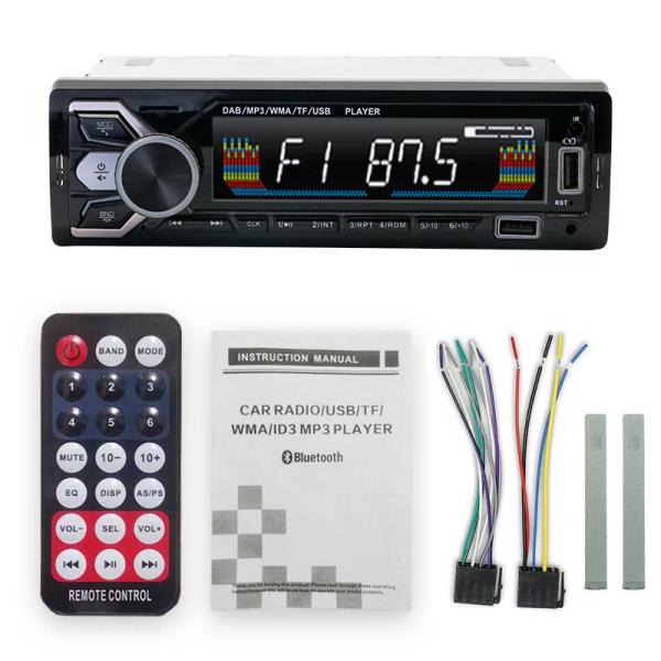 Universal 60Wx4 Car Radio Srereo MP3 Player FM Receiver Radio Stereo Audio Music USB/SD with in Dash AUX Input