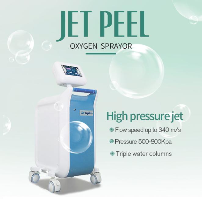 Jetpeel Facual Pressure Injecting Hydro Skin Oxgyen Injection Machine For Sale Myjet Jetpro Jet Peelingg Glowing skin