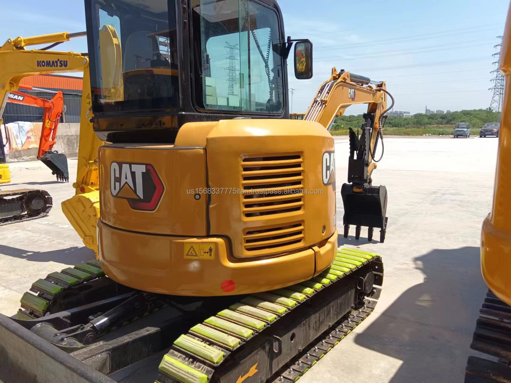 Original Hydraulic Valve Used Excavator CAT 303.5 Japan for Sale 0.2M³ Bucket Capacity