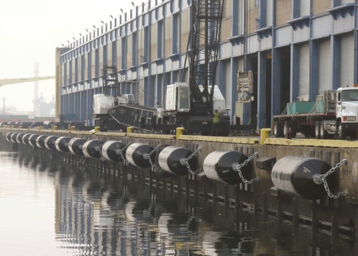 High Energy Absorption Polyurethane Foam Filled Solid Floating Fender