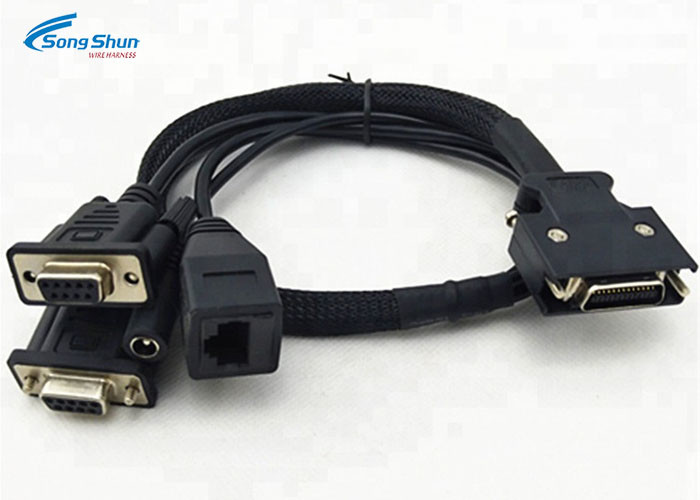 Splitter VGA D SUB Cable SCSI 26P Male-RJ45 Female 2 Ports Home Appliance