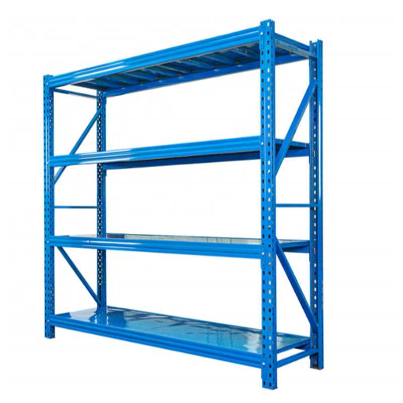 200KG 1000MM Commercial Warehouse Shelving Systems Metal Moveable Storage Shelves