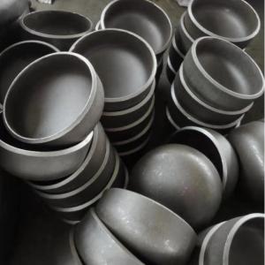 Buy cheap Black Seamless Large Diameter Steel Pipe End Caps ANSI B16.9 SCH40 SCH80 product