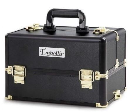 Professional 7 In 1 Makeup Vanity Case Separable & Portable , 8 Locks With 2 Keys