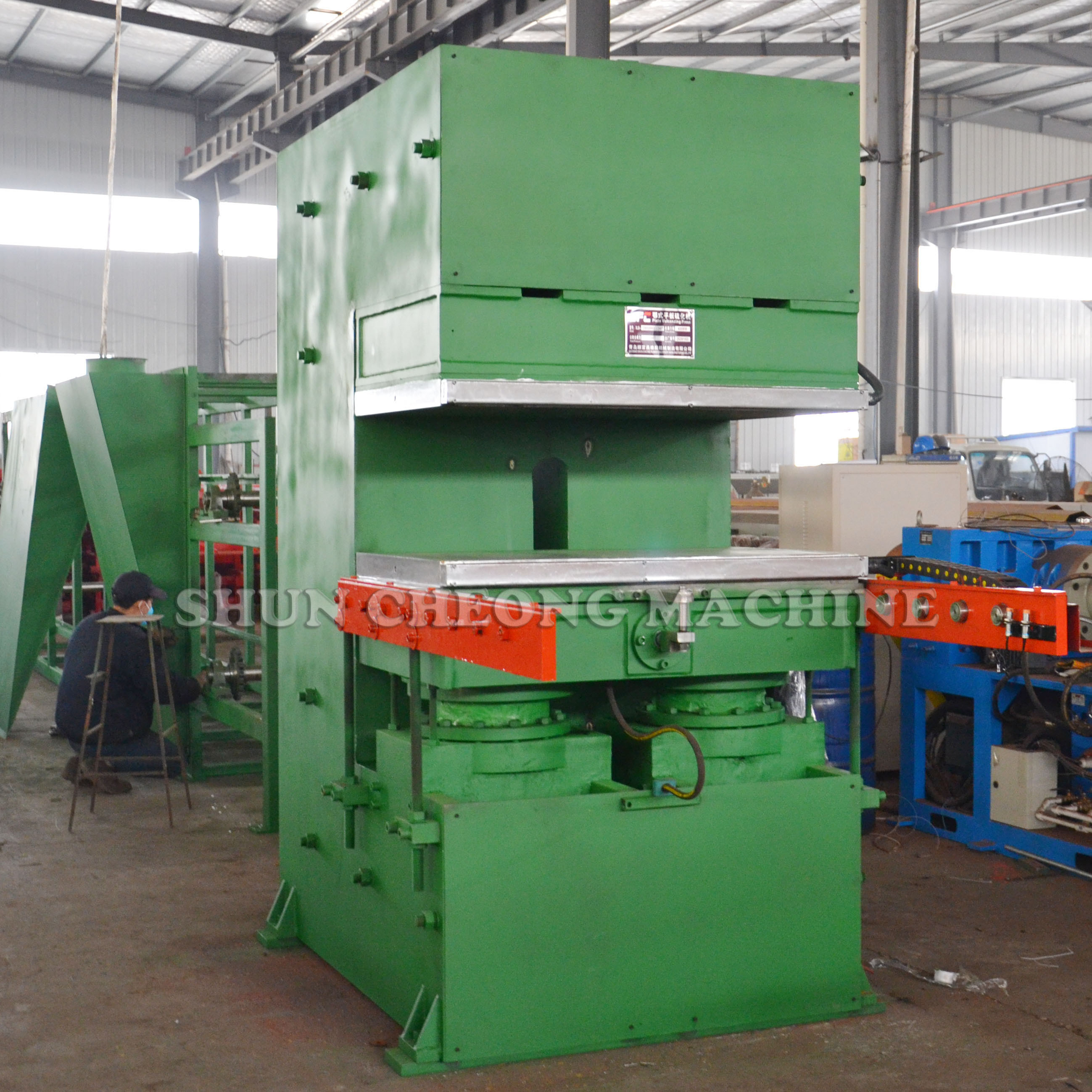 C Type Rubber Vulcanizing Press Equipment