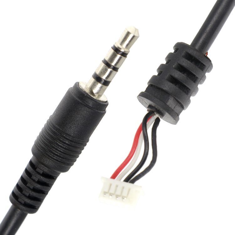 Custom Assembly 1M 2M 3M 3.5mm TRRS Audio DC Jack to JST 2.0mm 2.54mm Pitch Cable