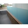Buy cheap Acid Etched Tempered Glass Fence , Tempered Glass Railings For Decks from wholesalers