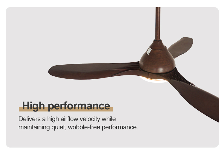 110-240V/50Hz-60Hz Low Noise ABS Blades Ceiling Fans with LED Lights and Remote Control