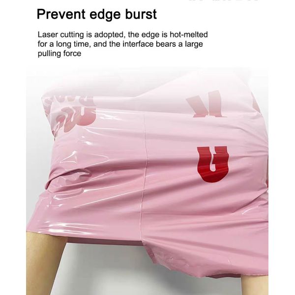 100micron Pink polythene Plastic Mailing Bags Express Packaging Shipping For Clothes