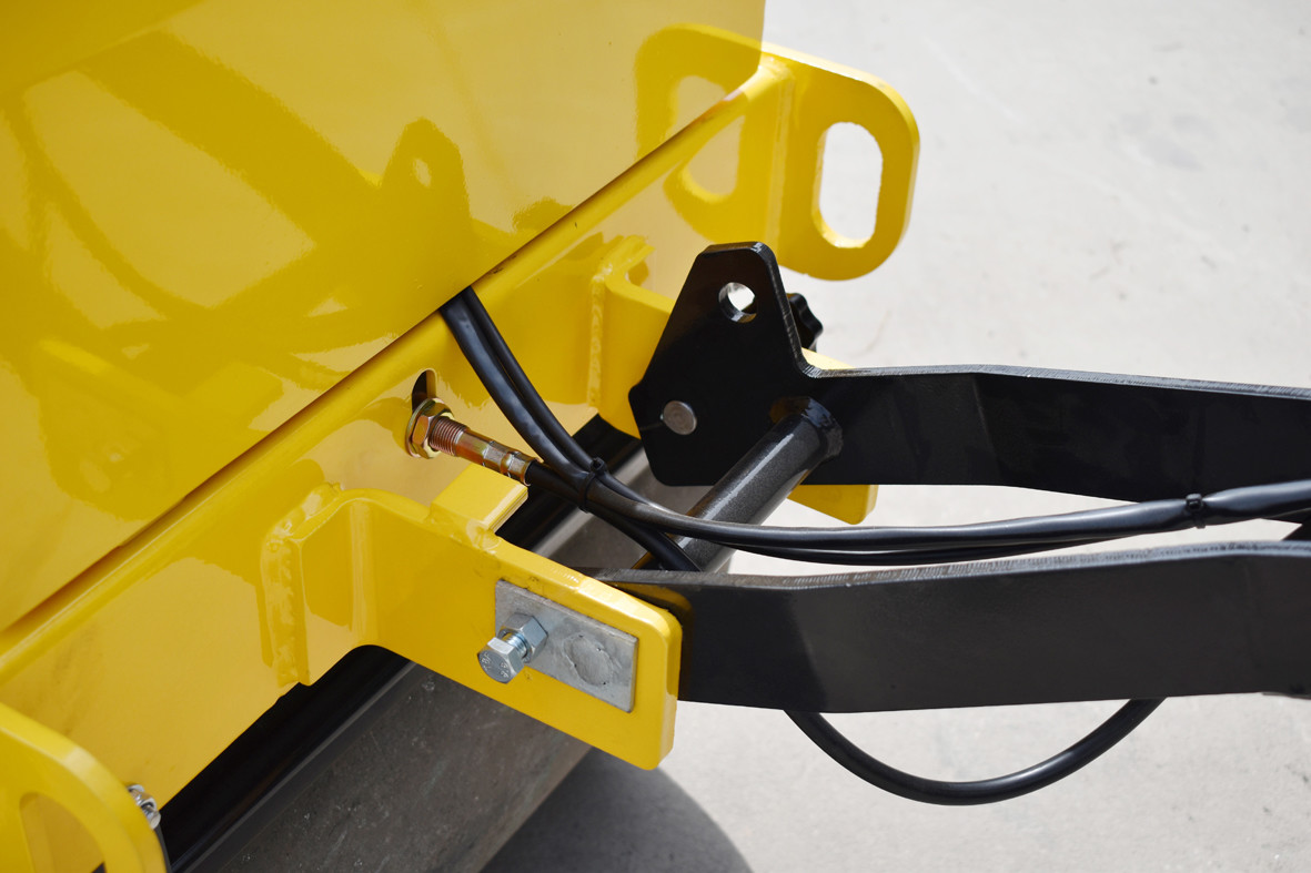Double Wheel Pavement 450mm Walking Road Roller For Construction