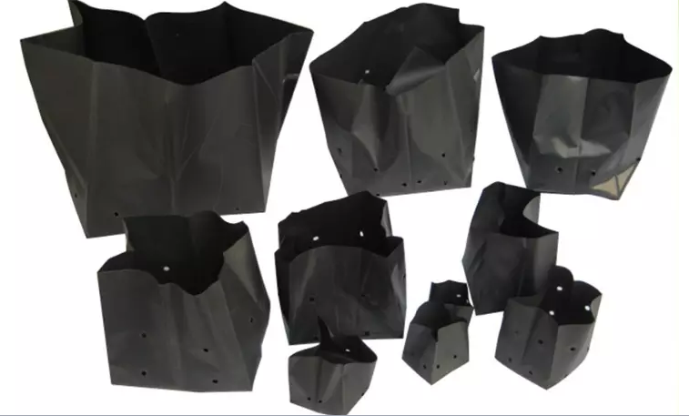 Thick 10mil Durable 16inch Plastic Grow Bags 15 Gallon Fabric Grow Pots