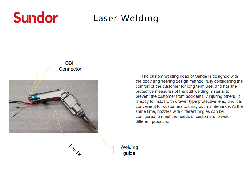 Fiber Optic Laser Welding Machine 1000w 2000w Hand Held Fiber Laser Welder