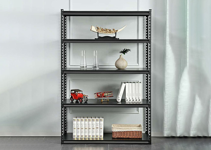 5 Layer Steel Plate Boltless Metal Shelving 220 Pounds Per Shelf