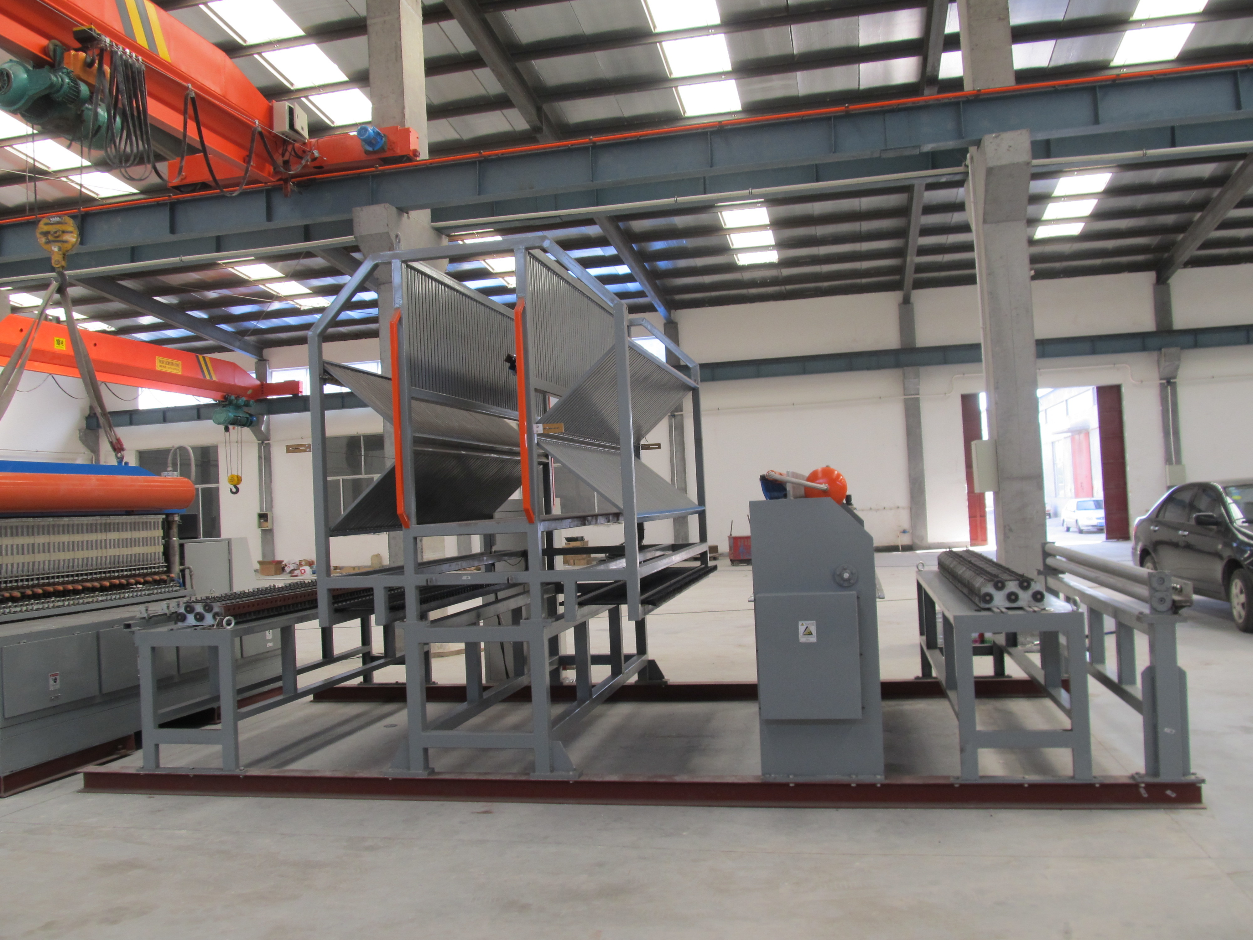 Automatic PLC Wire Mesh Bending Machine Air Pressure Protection