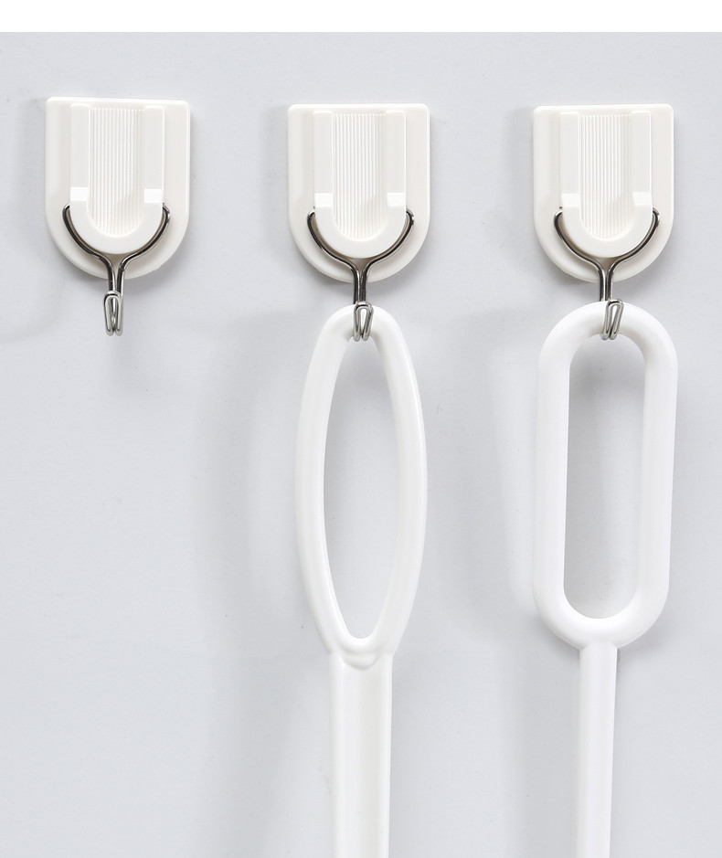 Sticker Bathroom Towel Removable Plastic Wall Hooks Adhesive