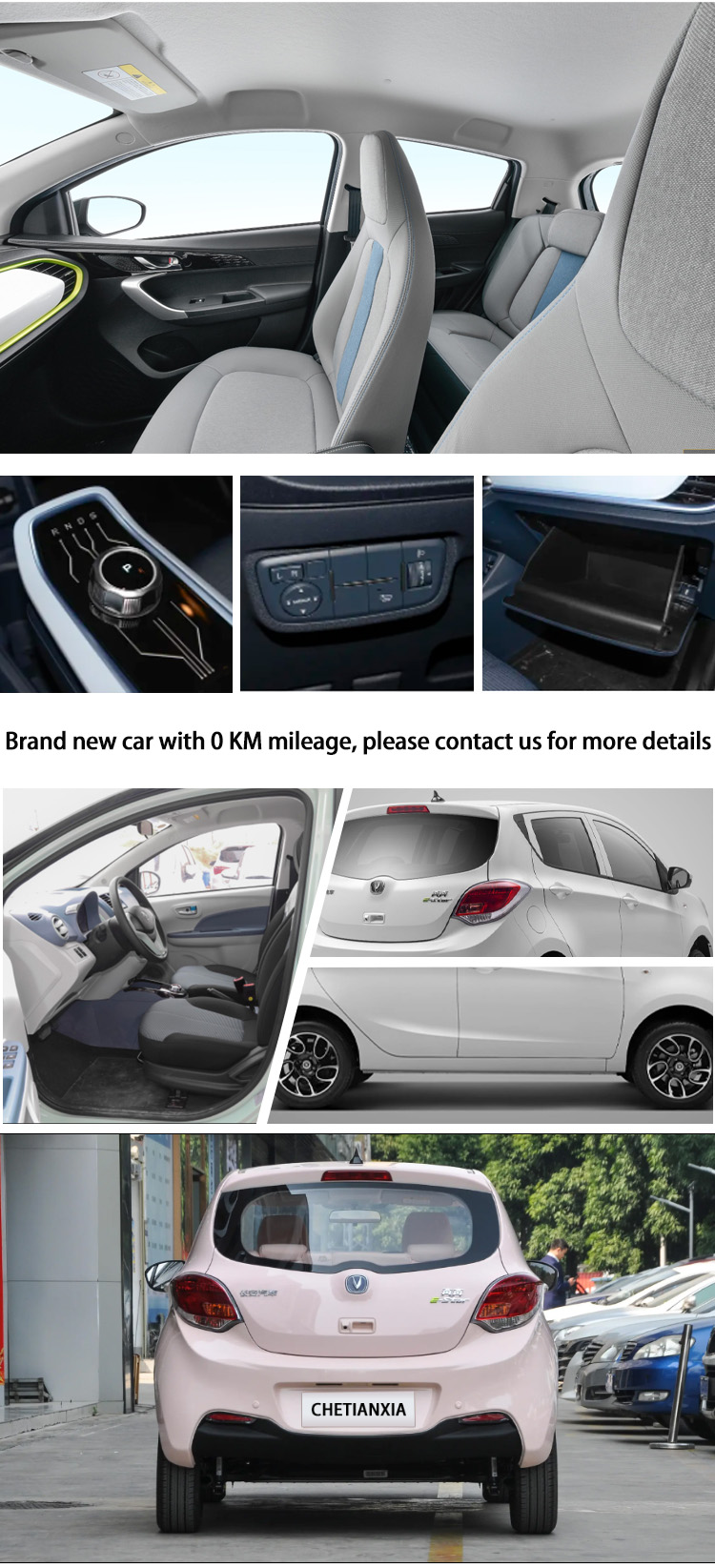 New Energy Changan Used Car Pure Mini Electric Car Hatchback