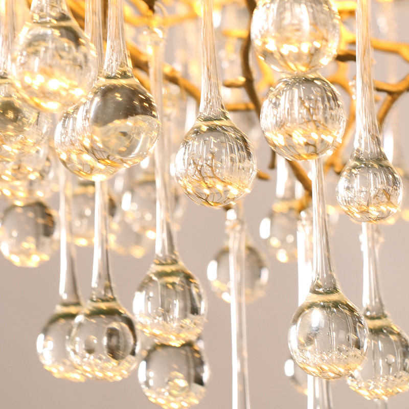 20W Hanging Entryway Chandelier Lights For Bedroom 50000H Lifespan