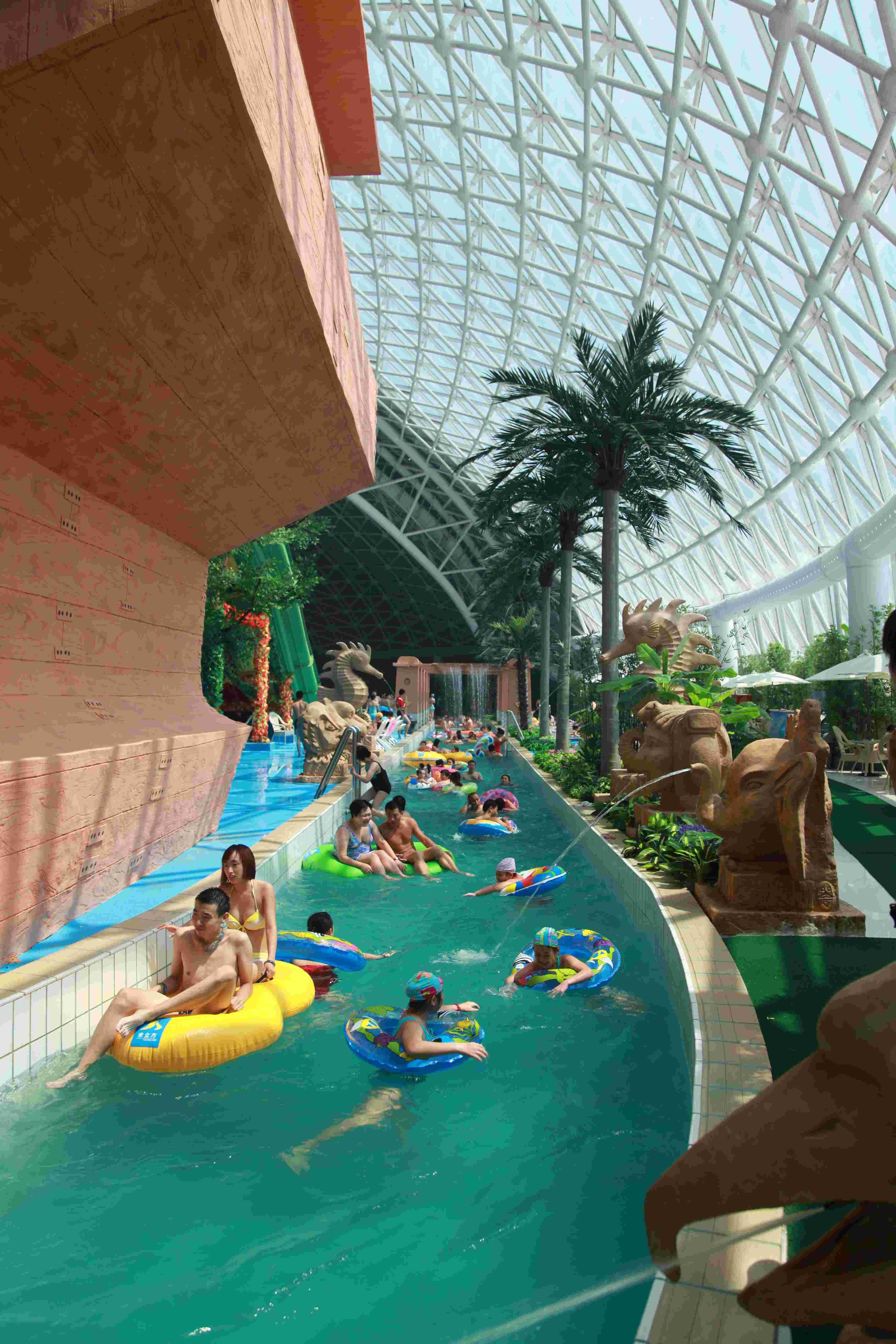 Bubble Wrapped Lazy River Pool For Amusement Water Park Relax Entainment