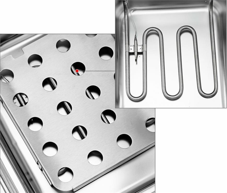 Stainless Steel Desktop Electric Fryer Machine 18L 4500W