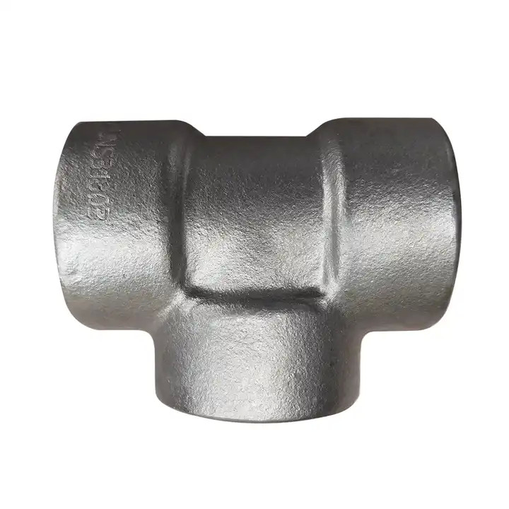 Nickel Alloy Pipe Fitting High Precision B366 WPHC276 Hastelloy C276 SCH80 1-24'' Threaded Tee