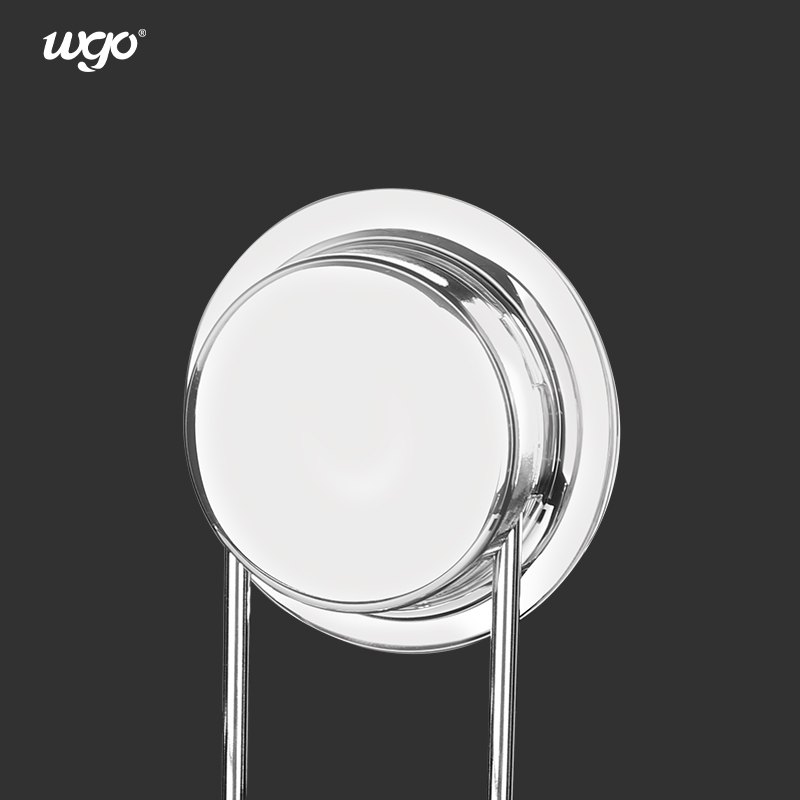 5kg Electroplating Silver Toilet Paper Holder Wall Mount Roll Suction Cup Fixed