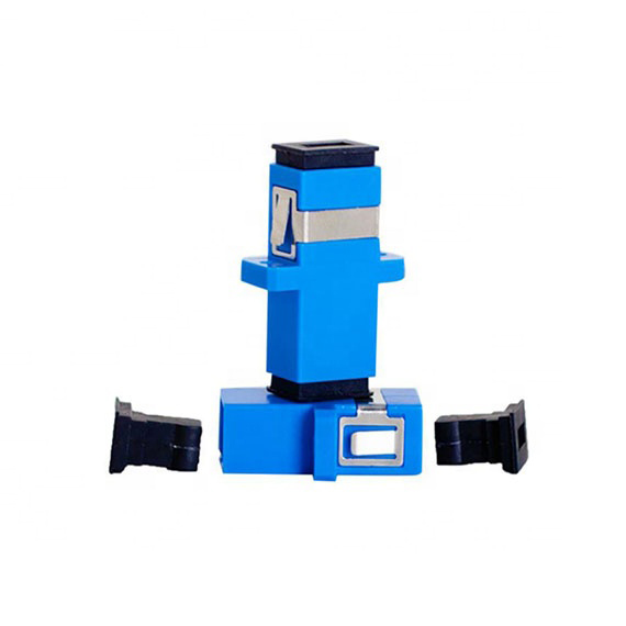 SC UPC Fiber Optic Cable Adapter Single Mode Type PC Material