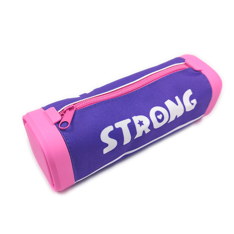 BPA FREE Silicone Pencil Case Large Capacity Office School Stationery Organizer Makeup Bag Pencil Pouch For Boys Girls