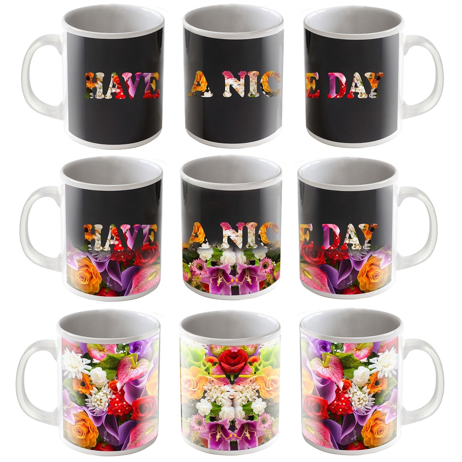 Magic Personalized Kids Mugs Heat Sensitive Color Changing Coffee Mug