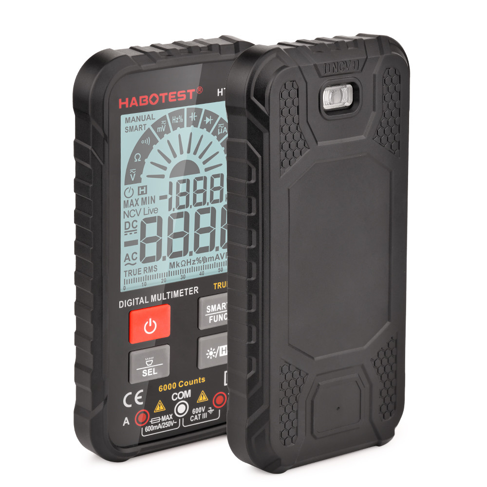 Flashing Light HT112B 600A 600uA Habotest Multimeter